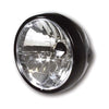 Randall, 6-1/2" H-4 headlamp. Side mount. Satin black -