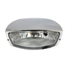 Oregon H4 headlamp. Bottom mount. Chrome -