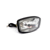 Rectangular H4 headlamp unit. Clear lens -