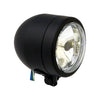 Single 4" H4 headlamp. Black -