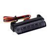 Donovan, mini LED taillight. Black. Smoke lens -