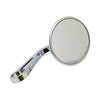Montana Round mirror, clamp-on, L&R. Chrome -
