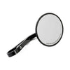 Montana Round mirror, clamp-on, L&R. Black -