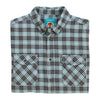 Biltwell Pacific flannel shirt grey/agave/black - Size XL