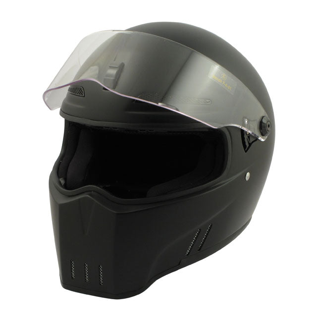 dot alien motorcycle helmets Bandit Alien II helmet matte black