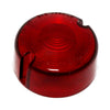 Replacement 3" bullet turn signal lens. Red - 86-95 FX, FXR, XL (NU)