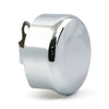 Horn cover, smooth round. Chrome - 93-23 H-D with side mounted horns