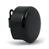Horn cover, smooth round. Black - 93-23 H-D with side mounted horns