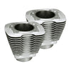 S&S, 3-1/2" bore replacement Evo cylinder set. Silver - 84-99 Evo B.T. (NU)