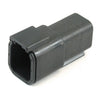 NAMZ, Deutsch DTM connector. Black, receptacle, 6-pins -