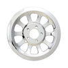 Pulley cover, 'Holes' 66T. Chrome - 07-23 Softail; 2007(NU)Touring