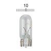 Light bulb, #194 position light 5W, white light - Universal