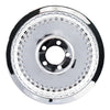 Pulley cover, smooth ribbed (70T). Chrome - 00-07 Softail FXSTD Deuce (NU)
