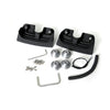Head bolt bridge cover set. Finned, black - 99-17 fuel injected Twin Cam (excl. carb models) (NU)
