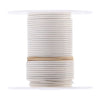 Wire on spool, 18 gauge. 100 ft. White -