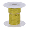 Wire on spool, 18 gauge. 100 ft. Yellow -