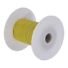 Wire on spool, 18 gauge. 100 ft. Yellow -