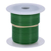 Wire on spool, 14 gauge. 100 ft. Green -