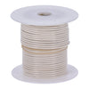 Wire on spool, 14 gauge. 100 ft. White -