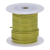 Wire on spool, 14 gauge. 100 ft. Yellow -