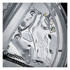 PM, 6-p 112x6B caliper. Bolt-on, 11.5" left front. Polished - 84-99 B.T., XL (excl. all Springers. All FXR, Dyna and XLH with wire wheels) (NU)