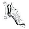 PM, 6-p 112x6B caliper. Bolt-on, 11.5" left front. Polished - 84-99 B.T., XL (excl. all Springers. All FXR, Dyna and XLH with wire wheels) (NU)