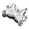 PM, 4-p classic caliper 125X4SL. Polished - 84-99 FXLR, XLH models with stock 11.5" single disc and stock or custom wire wheel