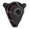 PM, 'Jet' air cleaner kit. Black Ops - CV carb: 93-06 B.T.; Delphi inj.: 04-17 Dyna (excl. 2017 FXDLS); 01-15 Softail; 02-07 FLT, Touring (NU)
