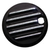 Covingtons, aluminum fuel tank door. Chrome. Plain. DEC - 08-24 Touring (excl. FLHR/C/XS models)