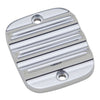Covingtons handlebar master cylinder cover, chrome - 96-05 SOFTAIL, DYNA; 96-04(NU)TOURING; 96-03(NU)XL; 02-05(NU)V-ROD