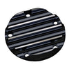 Covingtons, point cover. Finned, black CC - 99-17 Twin Cam (NU)