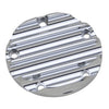 Covingtons, point cover. Finned, chrome - 99-17 Twin Cam (NU)