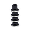 Covingtons, Finned shift/brake peg. Black CC - Most H-D (5/16-24 threads)