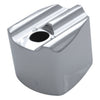 Covingtons, Touring Finned ignition switch cover. Chrome - 14-23 Touring (excl. FLHR/C/S Road King and CVO models); 14-23 Tri-Glide