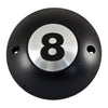 HKC point cover 2-hole. Eight Ball, black - 70-99(NU)B.T.(excl. TC); 04-21 XL