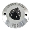 HKC point cover 2-hole. Lucky Dice, polished - 70-99(NU)B.T.(excl. TC); 04-22 XL