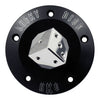 HKC point cover 5-hole. Lucky Dice, black - 99-17 Twin Cam (NU)