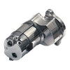 Spyke, starter motor 1.4KW. Polished - L79-85 FLH, FXE, FXWG, FXST. Models with rear chain drive (NU)