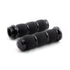 Avon air cushioned grips, black anodized - 08-23 H-D with e-throttle (excl. 2023 FLHXSE; 18-21 FLTRXSE, RA Pan America & RH Sportster)