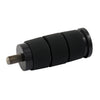 Avon shift / brake peg Air Cushion, black anodized -
