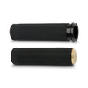 NESS KNURLED FUSION GRIPS, BRASS - 08-23 H-D with e-throttle (excl. 2023 FLHXSE; 18-23 FLTRXSE, Pan America RA & Sportster RH)