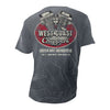 WCC Panhead vintage T-shirt navy - Male; EU size XL
