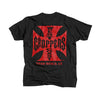 WCC OG Classic T-shirt black/red - Male; EU size M