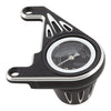 Arlen Ness, oil pressure gauge kit. Deep Cut, black - 99-17 Twin Cam (excl. Touring with stock oil pressure gauge) (NU)