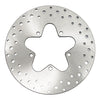 Brake rotor drilled rear, 11.5". Stainless - 86-99 FLT models only (NU)