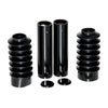 Cult-Werk, 6-piece fork tube cover kit. Gloss black - 04-22 Sportster (excl. 11-21 XL1200X/C/CX, 883L, 1200T)