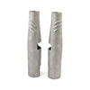 EMD, Bombshell 49 upper fork tube covers. Semi-Polished - 06-17 Dyna (NU) with 49mm fork tubes