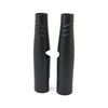 EMD, Bombshell 49 upper fork tube covers. Black - 06-17 Dyna (NU) with 49mm fork tubes