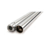 CC Eng. 41mm fork tubes, hard chrome. 24-1/4" OAL - 00-17 Softail (excl. FXSB); 00-05 FXDWG; 97-05 all FLT; 06-08 FLT non-fairing (NU)