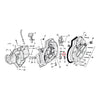 Sprocket shaft bearing spacer shim .102" - 77-03 XL (NU)